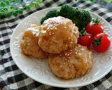 レンジで簡単☆お弁当に・和風ハンバーグ。作り方8写真