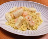 蟹味噌クリームパスタ作り方6写真