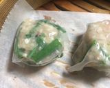 つくねとライスペーパーで水晶餃子作り方6写真
