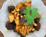 レバーとお豆、じゃが芋のケチャップ風味作り方5写真