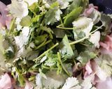 ワインに合う♪豚肉とパクチーの炒めもの作り方8写真