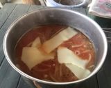 外ごはん　ツナとトマトのチーズパスタ作り方5写真