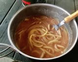外ごはん　ツナとトマトのチーズパスタ作り方6写真