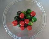 芽キャベツとミニトマトの簡単マリネ。作り方4写真