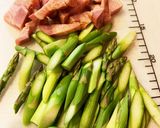 簡単10分♫ベーコンとアスパラのソテー作り方1写真