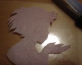キャラ弁『ハウルの動く城 kiss』作り方1写真