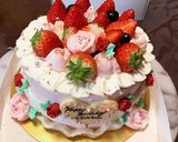ベルと薔薇のバースデーケーキ♡作り方14写真