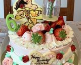 ベルと薔薇のバースデーケーキ♡作り方15写真
