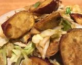 さつまいもとキャベツの味噌バタ炒め作り方9写真