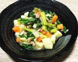 絶品⸝⋆小松菜と根菜のシーチキン和え⸝⋆作り方5写真