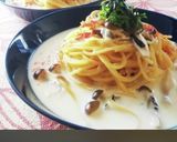 水から！ワンパン☆あかりのクリームパスタ作り方20写真