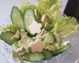 餃子&キュウリアボカドサラダ、卵焼き♡作り方6写真