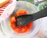 ルビートマト活用①チーズトースト作り方1写真