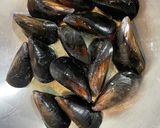 デパートで見つけたムール貝でパスタ！作り方4写真
