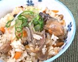 干し牡蠣の炊き込みご飯【乾燥カキ】作り方8写真