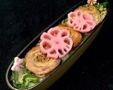 如月25 豚バラ肉巻き 花レンコンご飯作り方2写真