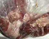 豚こま団子と白菜のトマト煮込み作り方1写真