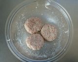 レンジで簡単☆お弁当に・ミニハンバーグ。作り方3写真