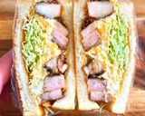 照りたまチキンのわんぱくサンド☆作り方15写真