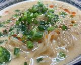 豚汁リメイク！400kcal！豆乳坦々麺作り方4写真