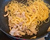 キムチーズ！！スパゲティ　タロの弁当昼飯作り方2写真