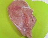 フライドチキンの鶏むね肉の切り方はこれ！作り方2写真