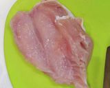 フライドチキンの鶏むね肉の切り方はこれ！作り方5写真