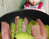 リカちゃん♡マグロ(魚)のユッケ風♪作り方5写真