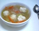ヘルシー☆白菜と豆腐鶏団子のスープ鍋作り方9写真