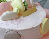 ルジェ・ピーチの雛祭りマカロンケーキ作り方21写真