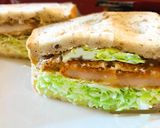 ガーリック醤油チキンのホットサンド♡作り方8写真