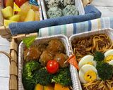 スピルリナ混ぜ！簡単！ピクニック弁当作り方9写真