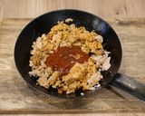 台湾カフェ萌萌噠のピリ辛台湾ラーメン作り方5写真