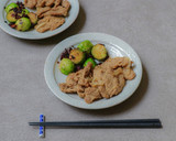 超簡単☆おかずの主役！ソイミート生姜焼き作り方5写真