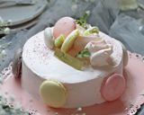 ルジェ・ピーチの雛祭りマカロンケーキ作り方25写真