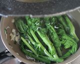 菜の花としらすのペペロンチーノ作り方3写真