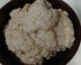 余った母乳パックでオートミール粥:離乳食作り方9写真