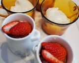 わらび餅のムチムチミルクプリン作り方3写真