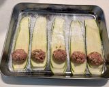 簡単！ズッキーニで包んだうずまき一口餃子作り方4写真