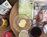 チャーシューと炒り玉子丼作り方1写真