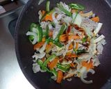 豚肉と厚揚げの炒め物作り方4写真