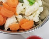カリフラワーのカレー風味ホットサラダ作り方1写真