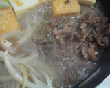 牛肉と絹揚げのすき焼き風煮♪少しの牛肉で作り方6写真
