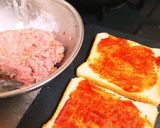 冷凍作りおきオープンハンバーガートースト作り方1写真