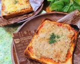 冷凍作りおきオープンハンバーガートースト作り方3写真