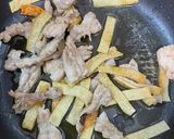 オデンと鶏せせりの燻製ペペロンチーノ作り方5写真