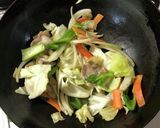 上海風焼きそば作り方3写真
