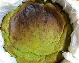 生クリームなし☆抹茶バスクチーズケーキ作り方5写真