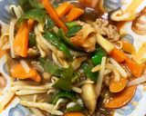 レンジカレールーで甘辛スパイス味豚平焼風作り方13写真