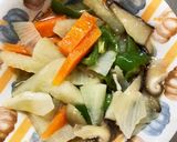 オイスター甘辛炒め味豚こま大根青椒肉絲風作り方13写真